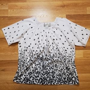 CD Sport Black & White Short Sleeve Shirt